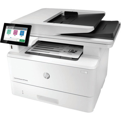 HP LaserJet M430f Laser Multifunction Printer-Monochrome-Copier/Fax/Scanner-42 ppm Mono Print-1200x1200 Print-Automatic Duplex Print-100000 Pages Monthly-350 sheets Input-Color Scanner-600 Optical Scan-Monochrome Fax-Gigabit Ethernet