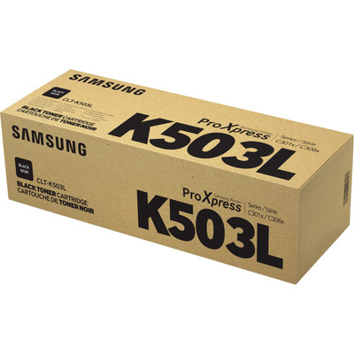 Samsung CLT-K503L High Yield Laser Toner Cartridge - Black - 1 Pack