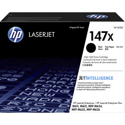 HP 147X Original High Yield Laser Toner Cartridge - Black - 1 Each