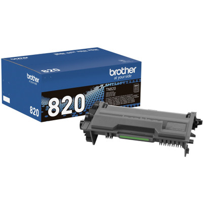 Brother Genuine TN820 Mono Laser Black Toner Cartridge