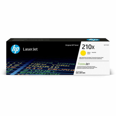 HP 210X Original High Yield Laser Toner Cartridge - Yellow Pack