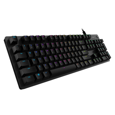 Logitech G512 Carbon Gaming Keyboard with GX Blue Clicky Switches - Carbon