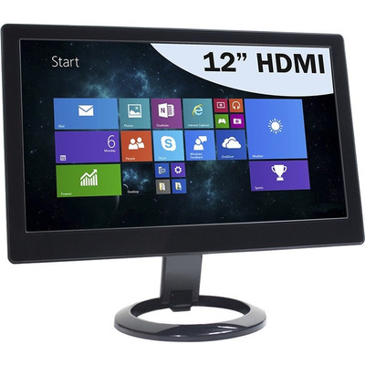 DoubleSight Displays DS-12H 12.1" WXGA LCD Monitor - Black - TAA Compliant