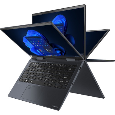 Dynabook PDA31U-0FW016 Portege X30W-K 13.3" Touchscreen Convertible 2 in 1 Notebook - Full HD - 1920 x 1080 - Intel Core i7 12th Gen i7-1260P Dodeca-core (12 Core) 2.10 GHz - 16 GB Total RAM - 16 GB On-board Memory - 256 GB SSD - Mystic Blue