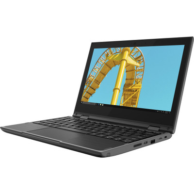 Lenovo 300e Windows 2nd Gen 81M9007EUS 11.6" Touchscreen 2 in 1 Notebook - HD - 1366 x 768 - Intel Celeron N4120 Quad-core (4 Core) 1.10 GHz - 4 GB Total RAM - 128 GB SSD - Gray