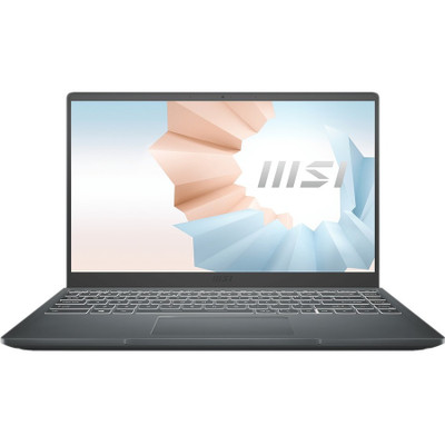 MSI Modern 15 Modern 15 A5M-072 15.6" Rugged Notebook - Full HD - 1920 x 1080 - AMD Ryzen 7 5700U 1.80 GHz - 8 GB Total RAM - 512 GB SSD - Carbon Gray