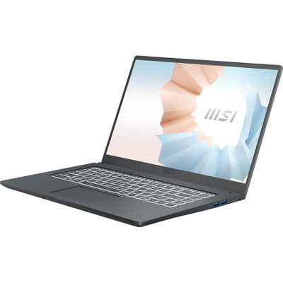 MSI Modern 15 Modern 15 A11MU-652 15.6" Rugged Ultrabook - Full HD - 1920 x 1080 - Intel Core i7 11th Gen i7-1195G7 2.90 GHz - 8 GB Total RAM - 1 TB SSD - Carbon Gray