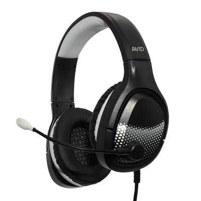 AVID AE-79 Wired USB Headset with Mic - Black