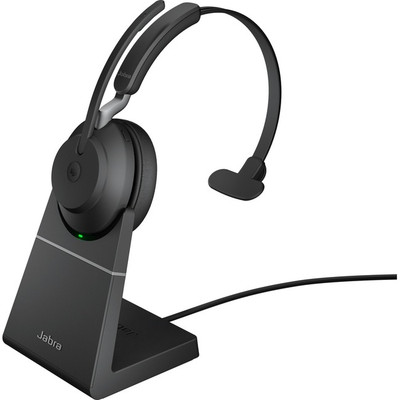 Jabra Evolve2 65 Headset - Link 380C - MS Mono - with Stand - Black