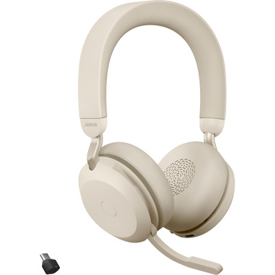 Jabra Evolve2 75 Headset - Link380C - MS Stereo - Beige