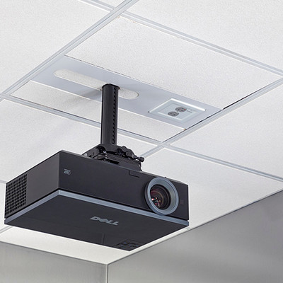 Chief Suspended Ceiling Projector System with 2-Gang Filter & Surge - SYSAUBP2
