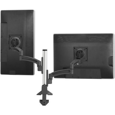 Chief Kontour Articulating Colum Dual Monitor Desk Mount - For Displays 10-32" - Black