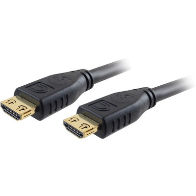 Comprehensive Pro AV/IT High Speed HDMI Cable with ProGrip, SureLength, CL3- Jet Black 12ft