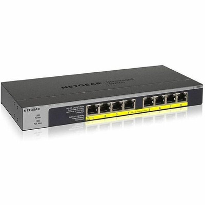 Netgear 8-Port PoE/PoE+ Gigabit Ethernet Unmanaged Switch (GS108LP)