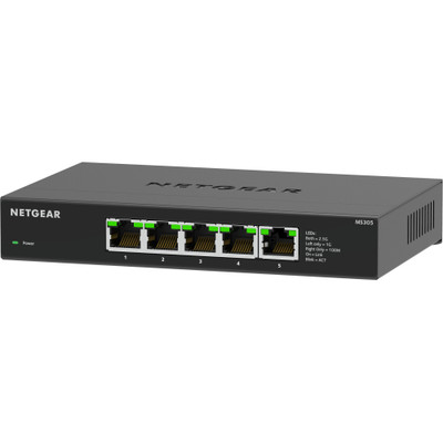 Netgear MS305-100NAS 5-Port Multi-Gigabit (2.5G) Ethernet Unmanaged Switch