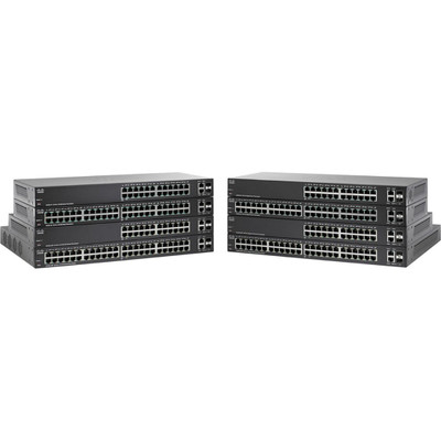 Cisco SF220-48P-K9-NA SF220-48P 48-Port 10/100 PoE Smart Plus Switch