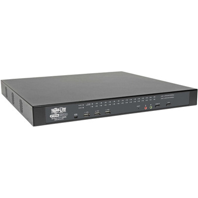Tripp Lite NetDirector 32-Port Cat5 KVM over IP Switch Virtual Media 1 Remote + 1 Local User 1U Rack-Mount TAA