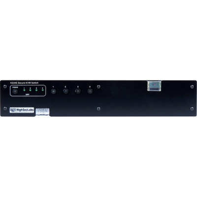 Kramer K524E HighSecLabs Secure 4-Port, Dual-Display, DisplayPort KVM Switch