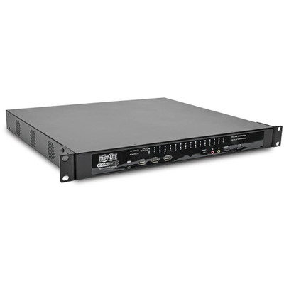 Tripp Lite NetDirector 32-Port Cat5 KVM over IP Switch Virtual Media 4 Remote + 1 Local User 1U Rack-Mount TAA