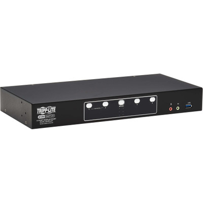 Tripp Lite 4-Port DisplayPort Dual-Display KVM Switch 4K 60 Hz USB 3.2 Gen 1 HDCP 2.2 USB Sharing