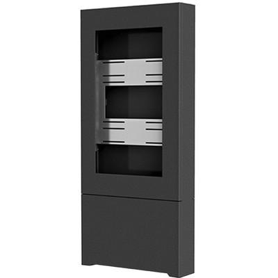 Chief Impact Floor Standing Kiosk - Portrait 40" Black