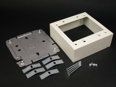 Wiremold V2448-2 2400 Device Box Fitting in Ivory