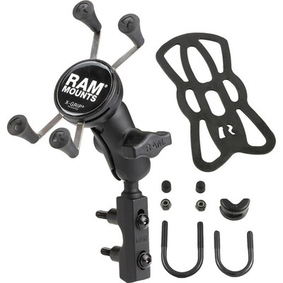 RAM Mounts X-Grip Vehicle Mount for Motorcycle, Phone Mount, Handheld Device