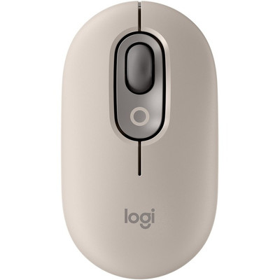 Logitech POP Mouse with Customizable Emoji, Mist - Wireless