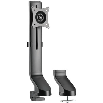 Tripp Lite Single-Display Monitor Arm with Desk Clamp and Grommet Height Adjustable 17" to 32" Monitors