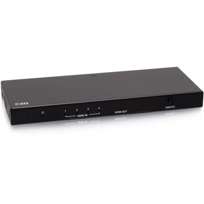 C2G 4-Port HDMI Switch - 4K HDMI Video Switch Box