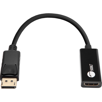 SIIG CB-DP1T12-S1 DisplayPort to HDMI Adapter 4K/30Hz