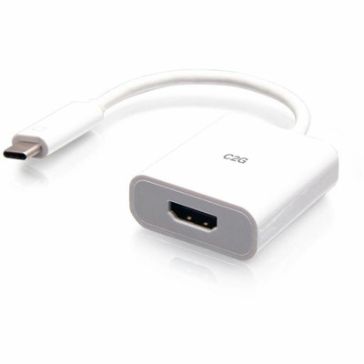 C2G C2G26936 USB-C to HDMI Audio/Video Adapter Converter - 4K 60Hz - White