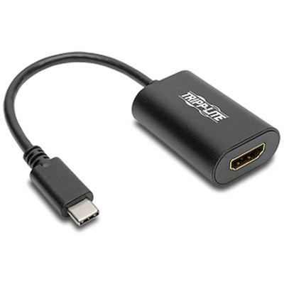 Tripp Lite U444-06N-HD4K6B USB C to HDMI Video Adapter Converter - 4K x 2K - M/F - USB-C to HDMI - USB Type-C to HDMI - USB Type C to HDMI 6in