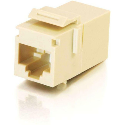 C2G 03674 RJ45 (8P8C) Coupler Keystone Insert Module - Ivory