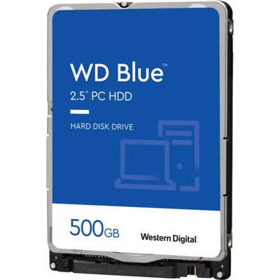 WD WD5000LPZX-50PK Blue WD5000LPZX 500 GB Hard Drive - 2.5" Internal - SATA (SATA/600)