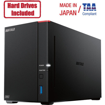 Buffalo LS720D1602B LinkStation SoHo 720DB 4TB Hard Drives Included (2 x 2TB, 2 Bay)