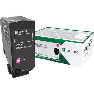 Lexmark 74C0SMG Original Standard Yield Laser Toner Cartridge - Magenta - 1 Each