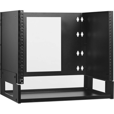 Tripp Lite 8U Wall-Mount Bracket with Shelf for Small Switches and Patch Panels, Hinged