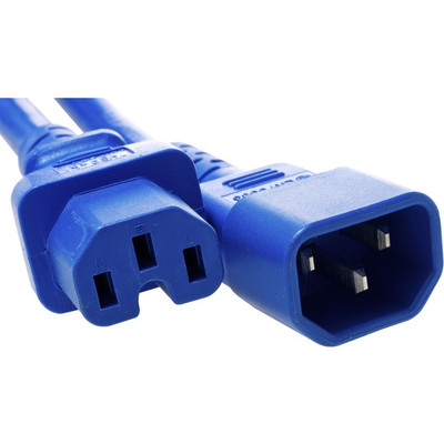 UNC PWCD-C14C15-15A-03F-BLU 3ft Blue Power Cord C14-C15