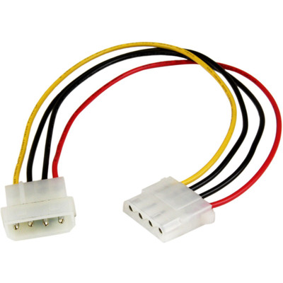 StarTech LP4POWEXT12 12in LP4 Power Extension Cable - M/F