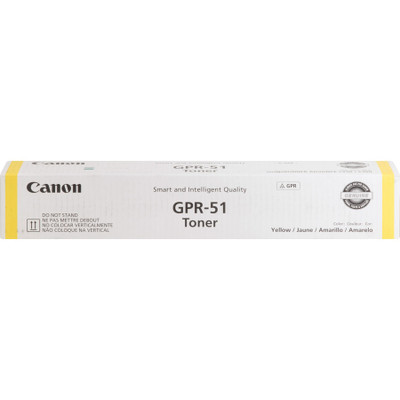 Canon GPR-51 Original Laser Toner Cartridge - Yellow - 1 Each