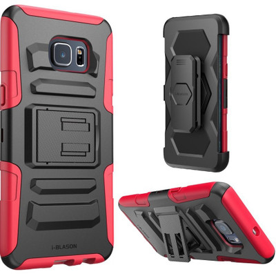 i-Blason S6EP-PRIME-RD Prime Carrying Case (Holster) Smartphone - Red