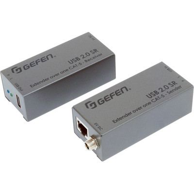 Gefen EXT-USB2.0-SR USB 2.0 SR Extender Over One CAT-5 Cable