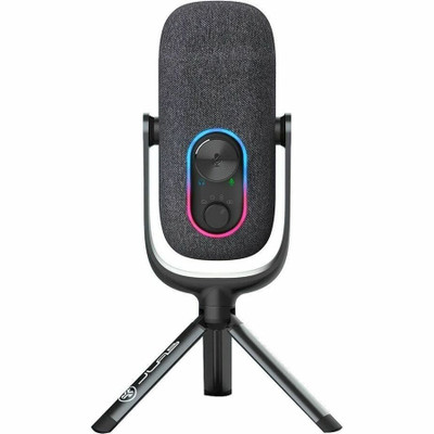 JLab JBuds Talk Wired Condenser, Dynamic Microphone for Studio, Podcasting, Gaming, Recording - Black