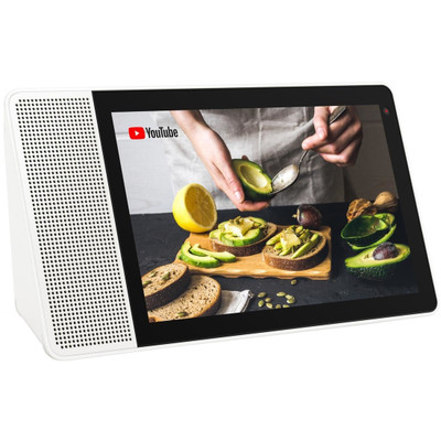 Lenovo Smart Display SD-8501F ZA3R0001US Tablet - 8" - Qualcomm Snapdragon 624 - 2 GB - 4 GB Storage - Android Things - White, Bamboo, Soft Touch Gray