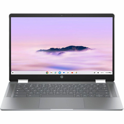 HP Chromebook x360 14b-cd0000 14b-cd0010nr 14" Touchscreen Convertible 2 in 1 Chromebook - Full HD - Intel Core i3 i3-N305 - 8 GB - 128 GB Flash Memory - Mineral Silver