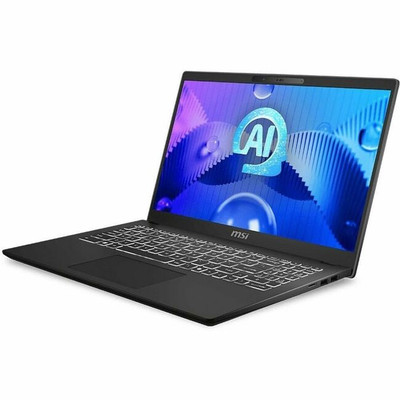 MSI Modern 15 H AI C1M Modern 15 H AI C1MG-060US 15.6" Notebook - Full HD - Intel Core Ultra 9 185H - 64 GB - 1 TB SSD - Core Black