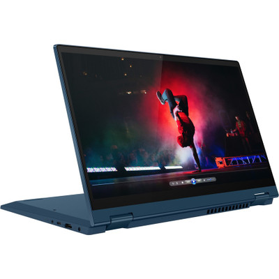 Lenovo IdeaPad Flex 5 14ALC05 82HU0159US 14" Touchscreen Convertible 2 in 1 Notebook - Full HD - 1920 x 1080 - AMD Ryzen 3 5300U Quad-core (4 Core) 2.60 GHz - 4 GB Total RAM - 4 GB On-board Memory - 128 GB SSD - Abyss Blue