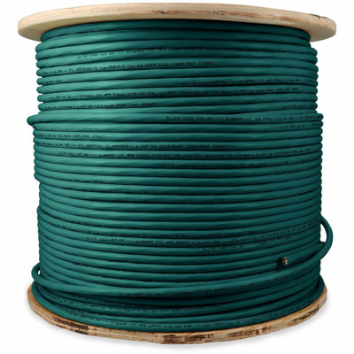 AddOn 500ft Non-Terminated Green Cat6A UTP PVC Copper Patch Cable