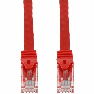 AddOn 6ft Red CAT 6A PVC Ethernet Cable Snagless Easy Boot RJ-45 M/M